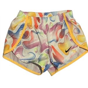 Nike kids Colorful Swirl Athletic Shorts
